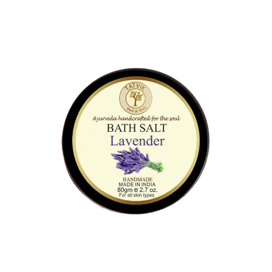 Tatvik Ayurveda Bath Salt Lavender - usa canada australia