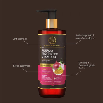 Khadi Natural Onion & Fenugreek Shampoo