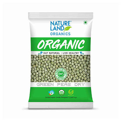 Nature Land Organics Green Dry Peas -  USA, Australia, Canada 