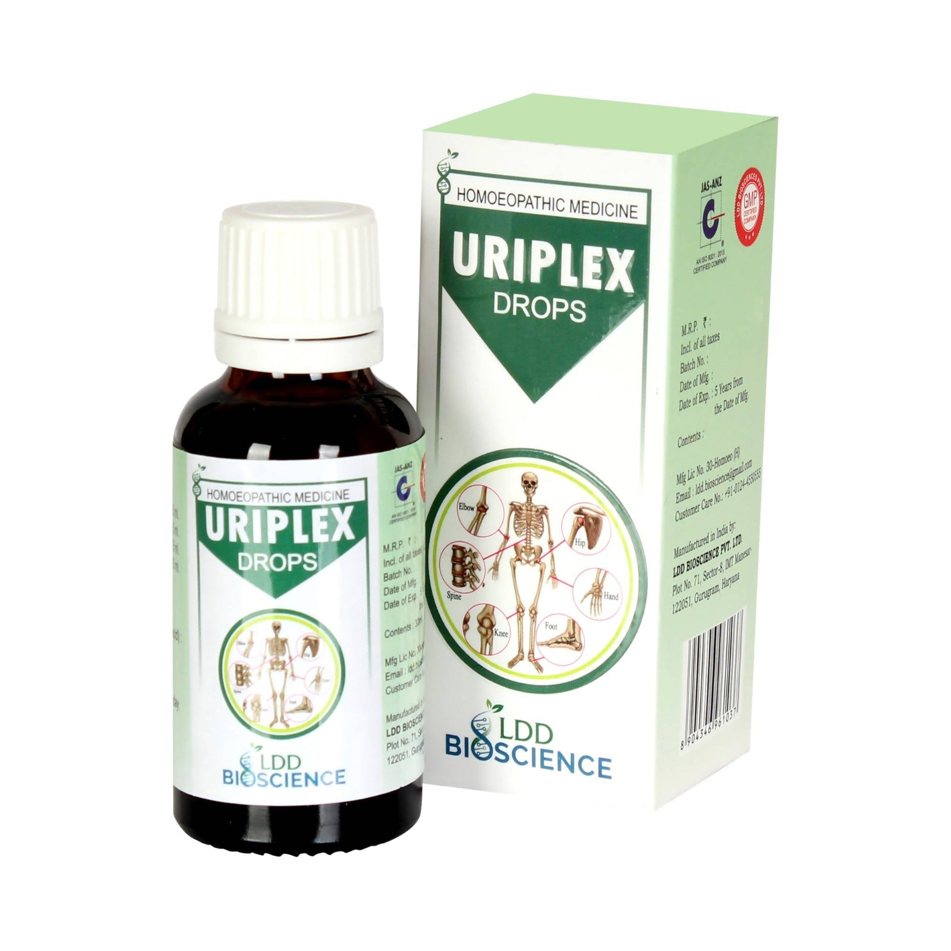 LDD Bioscience Homeopathy Uriplex Drops