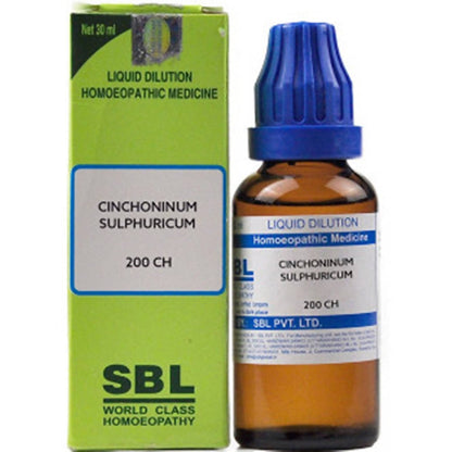 SBL Homeopathy Cinchoninum Sulphuricum Dilution 200 CH