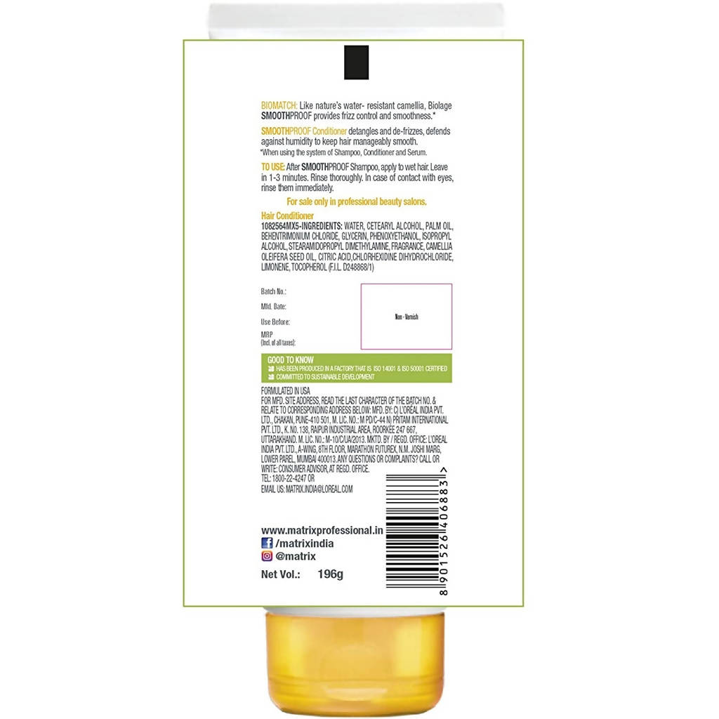 Matrix Biolage Smoothproof Camellia Conditioner