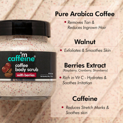 mCaffeine Coffee Body Scrub with Berries