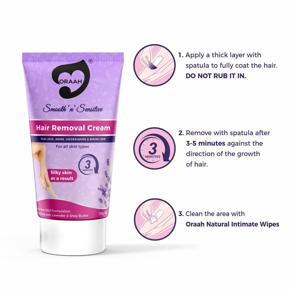 Oraah Smooth n Sensitive Hair Removal Cream