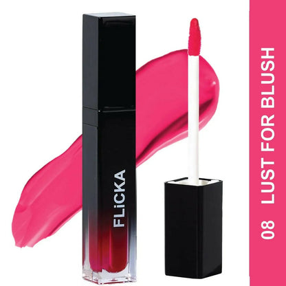 FLiCKA Set and Attack Liquid Matte Lipstick 08 Lust For Blush - Pink