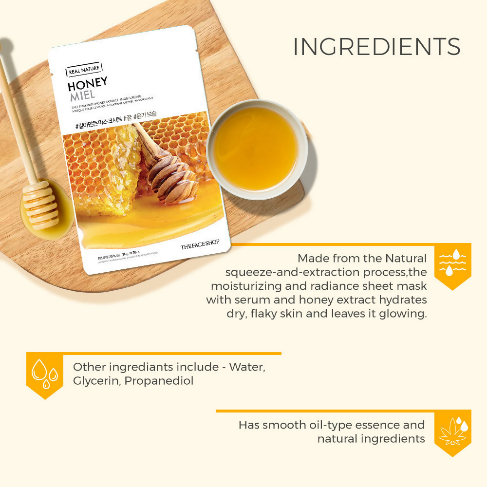 The Face Shop Real Nature Honey Miel Face Mask