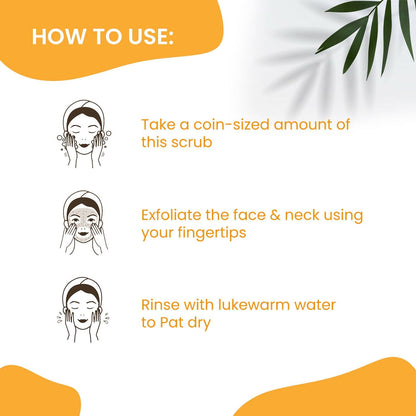 NutriGlow NATURAL'S Papaya Facial Scrub