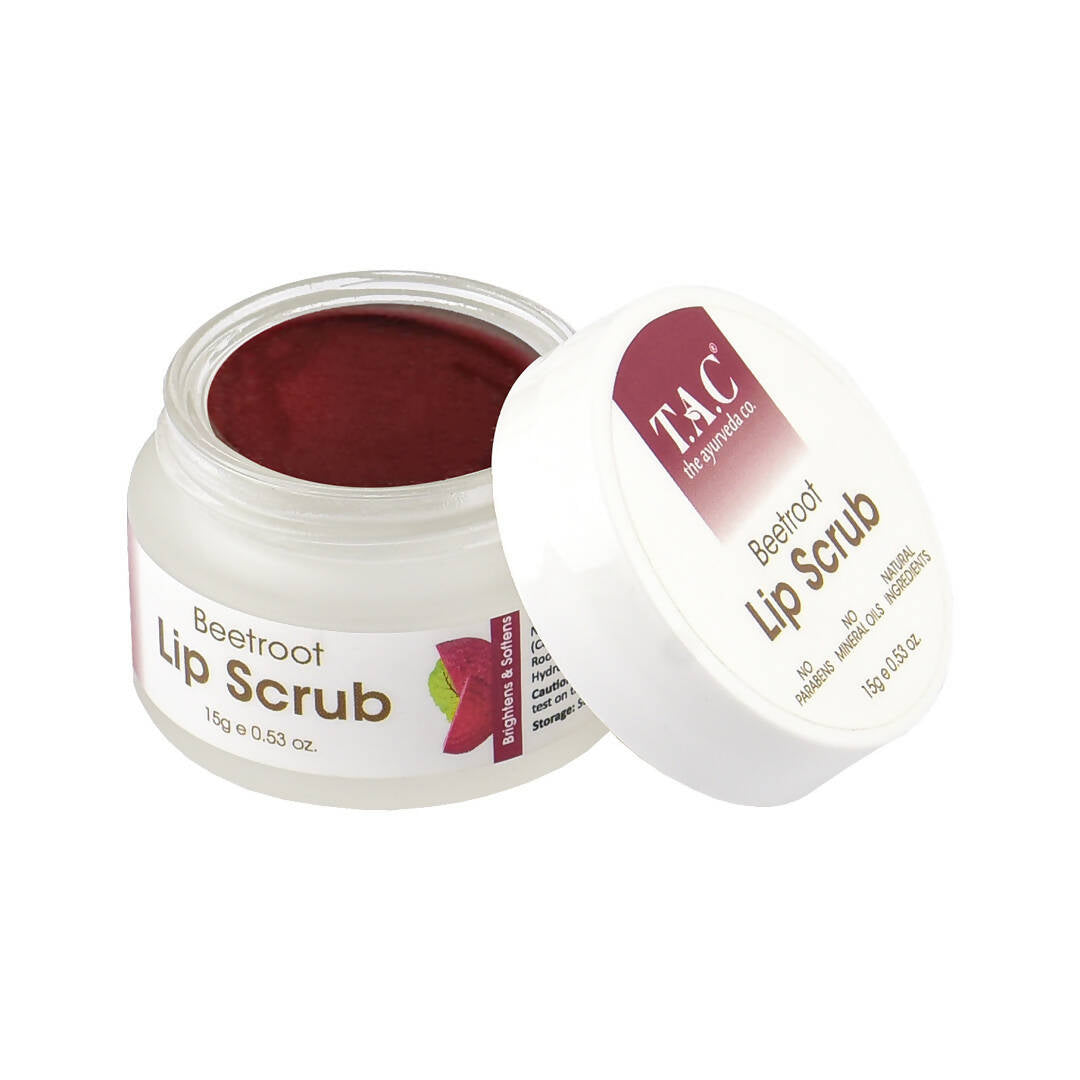 TAC - The Ayurveda Co. Beetroot Lip Scrub - BUDNE