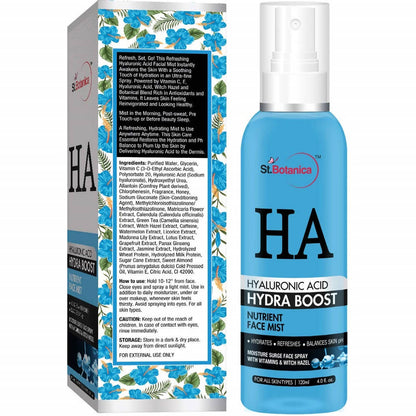 St.Botanica Hyaluronic Acid Hydra Boost Nutrient Face Mist