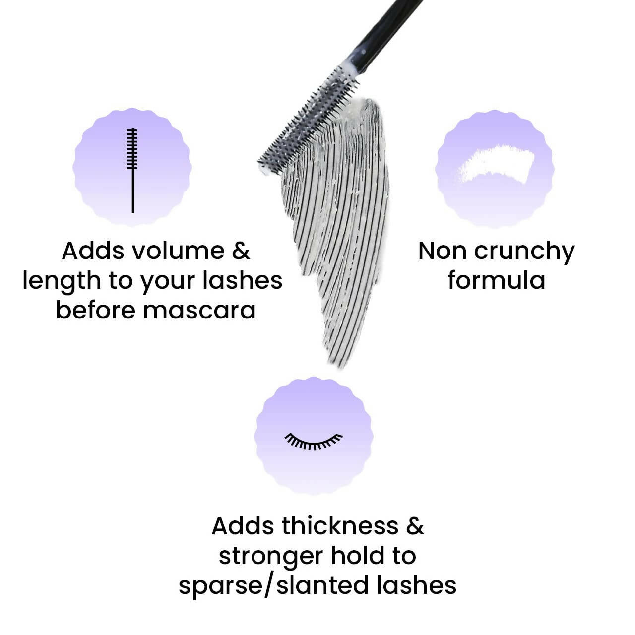 FAE Beauty Brows X Lashes Brash Primer Base Coat Mascara and Brow Gel - Transparent