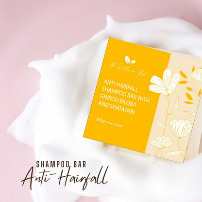 The Wellness Shop Anti Hairfall Shampoo Bar With Ginkgo Biloba And Shatavari