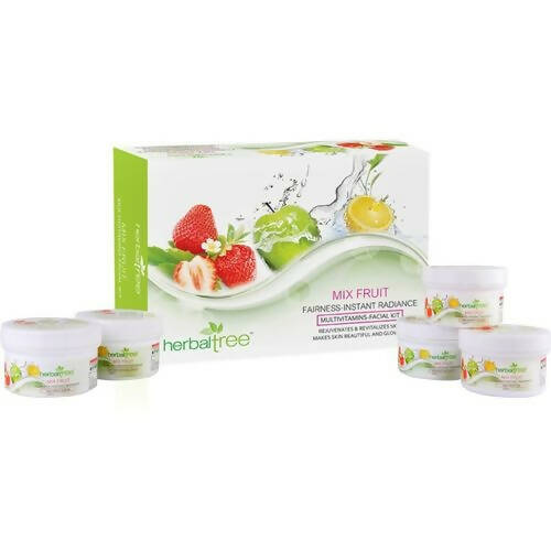 Herbal Tree Mix Fruit Facial Kit for Rejuvenating, Brightening & Glowing Skin