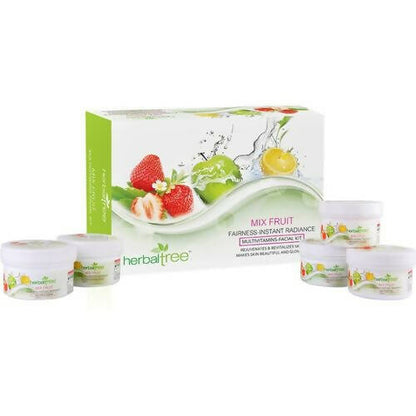 Herbal Tree Mix Fruit Facial Kit for Rejuvenating, Brightening & Glowing Skin