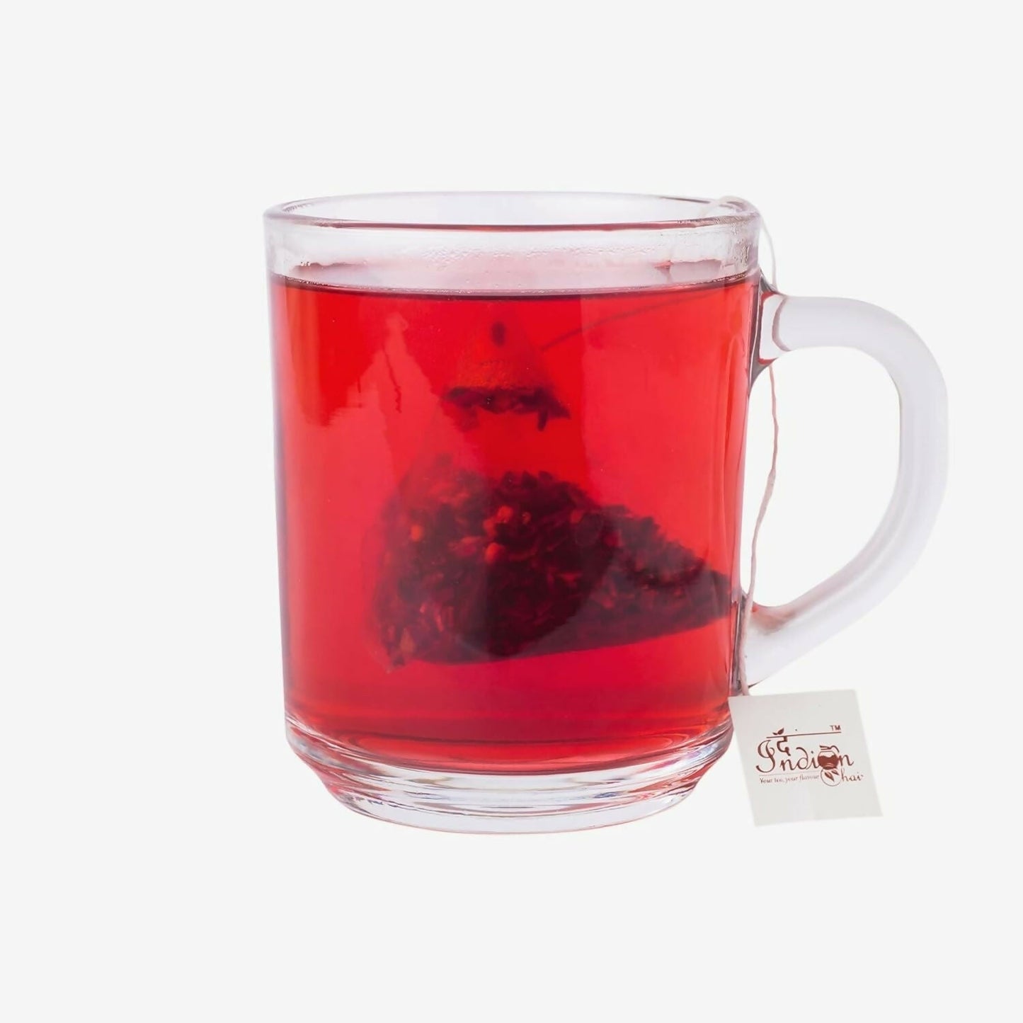 The Indian Chai - Organic Hibiscus Tea 30 Pyramid Tea Bags