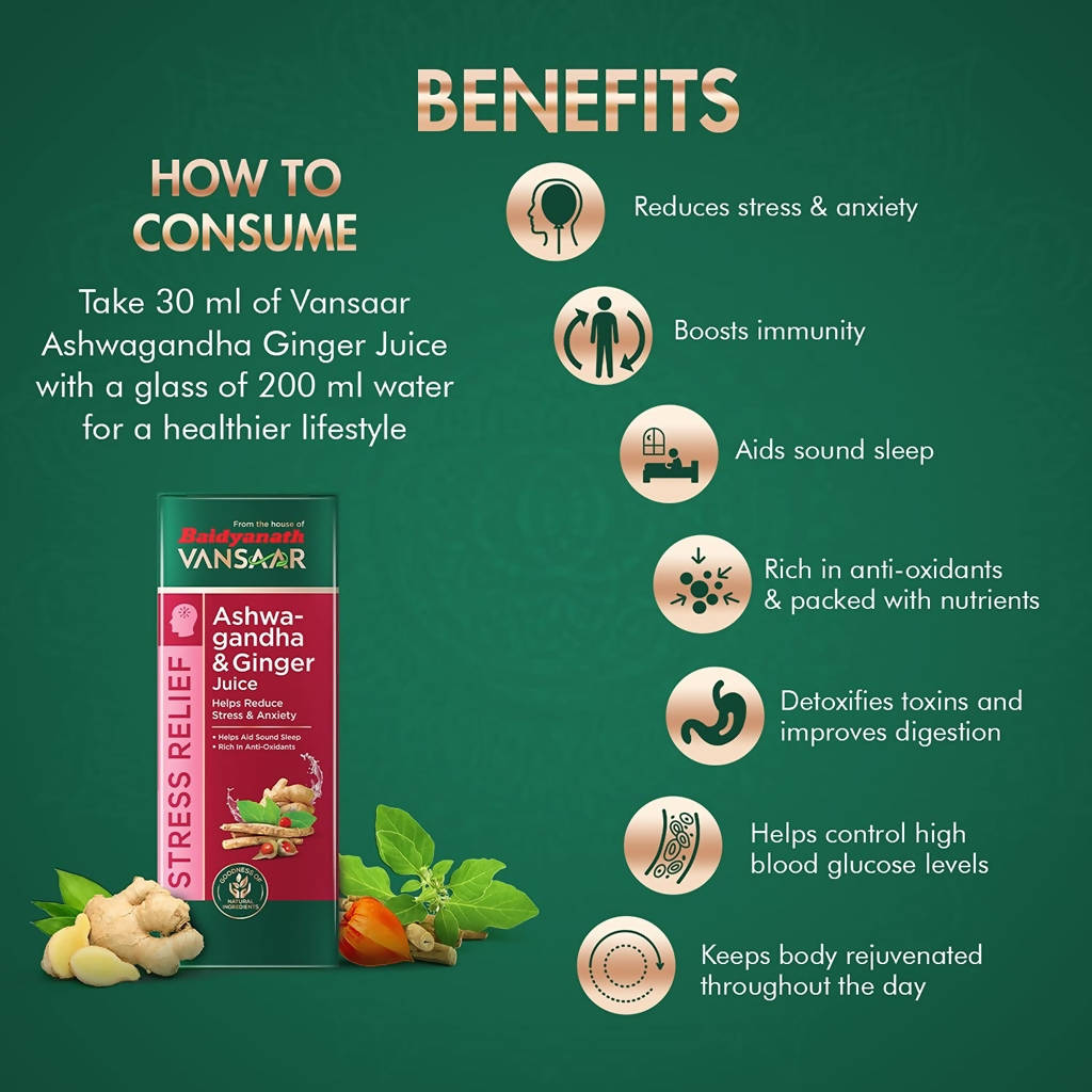 Baidyanath Vansaar Ashwagandha & Ginger Juice