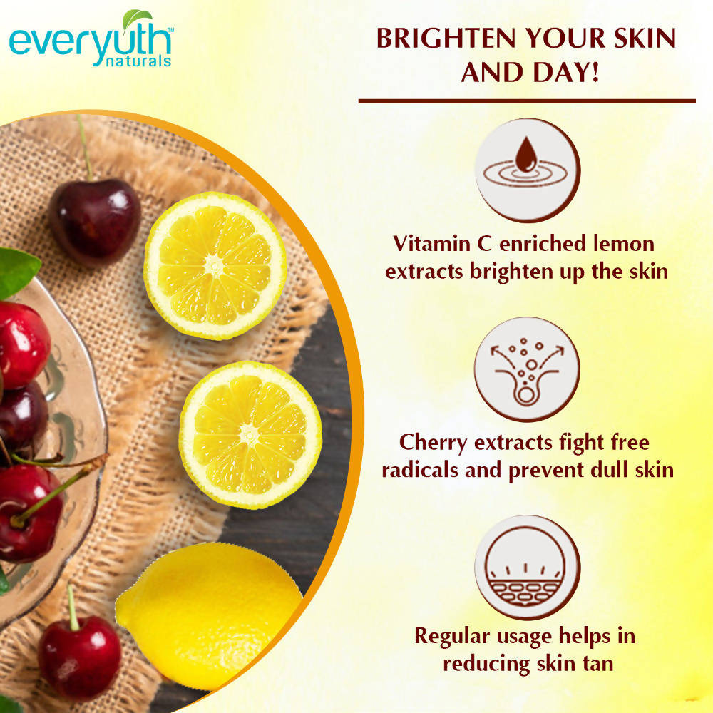 Everyuth Naturals Brightening Lemon & Cherry Face Wash