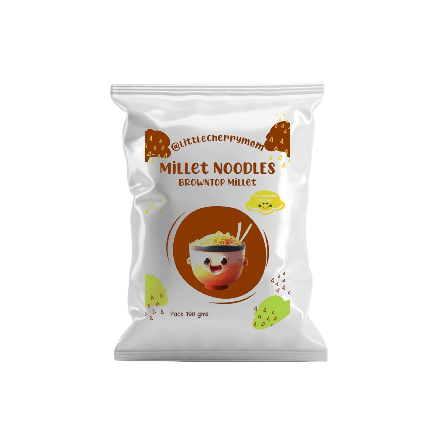 Littlecherrymom Browntop Millet Instant Noodles