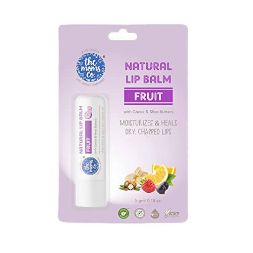 The Moms Co Natural Fruit Lip Balm - BUDNE