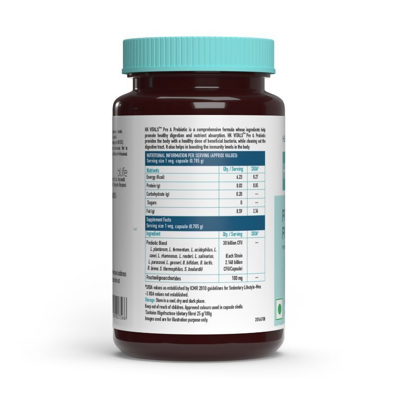 HK Vitals Pre and Probiotics Capsules