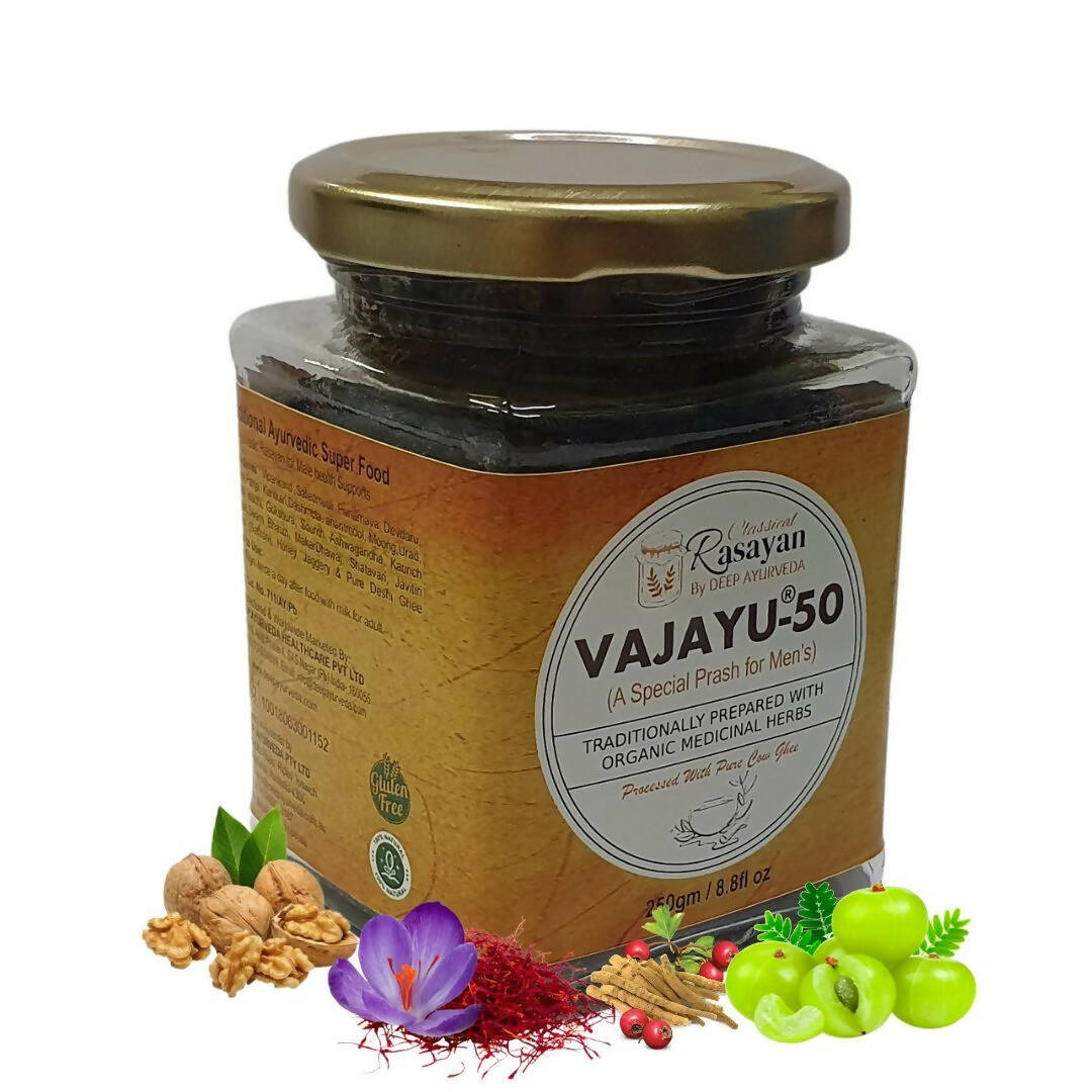 Deep Ayurveda Vajayu 50 Prash For Men's Health