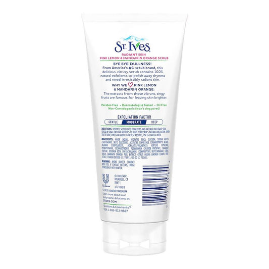 St. Ives Radiant Skin Pink Lemon and Mandarin Orange Scrub