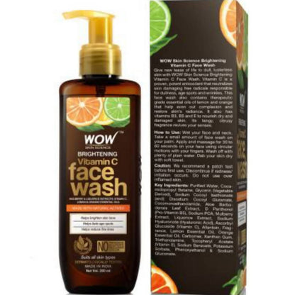 Wow Skin Science Brightening Vitamin C Face Wash