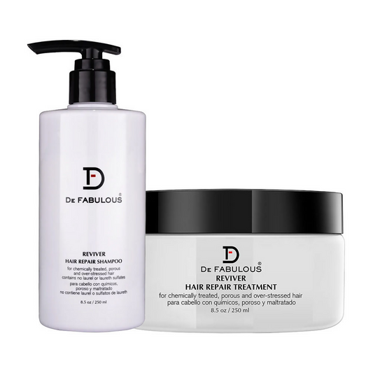 De Fabulous Reviver Hair Repair Shampoo + Treatment Combo