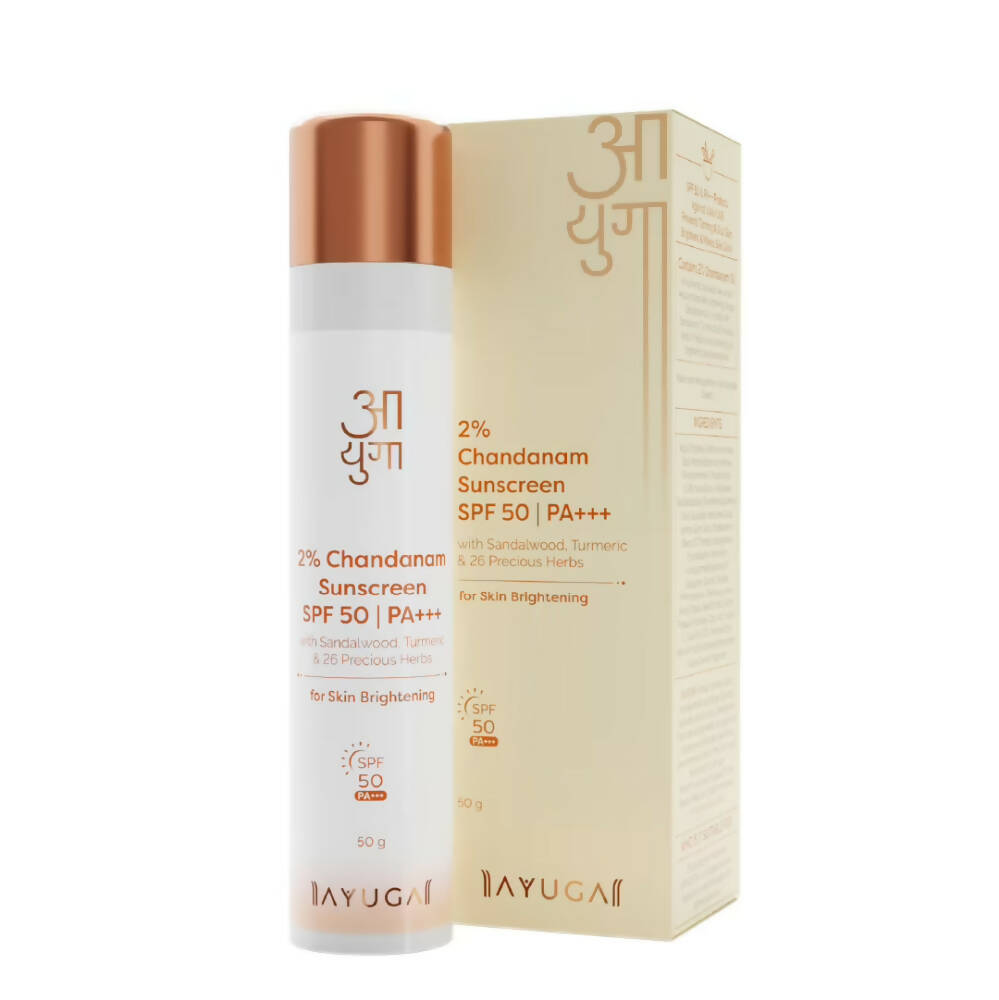 Ayuga 2% Chandanam Sunscreen SPF 50/PA+++ -  USA 