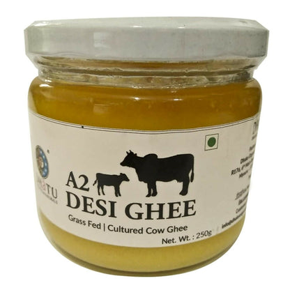 Dhatu Organics & Naturals A2 Desi Ghee | Pure and Natural Desi Cow Ghee | Traditional Curd-Churned