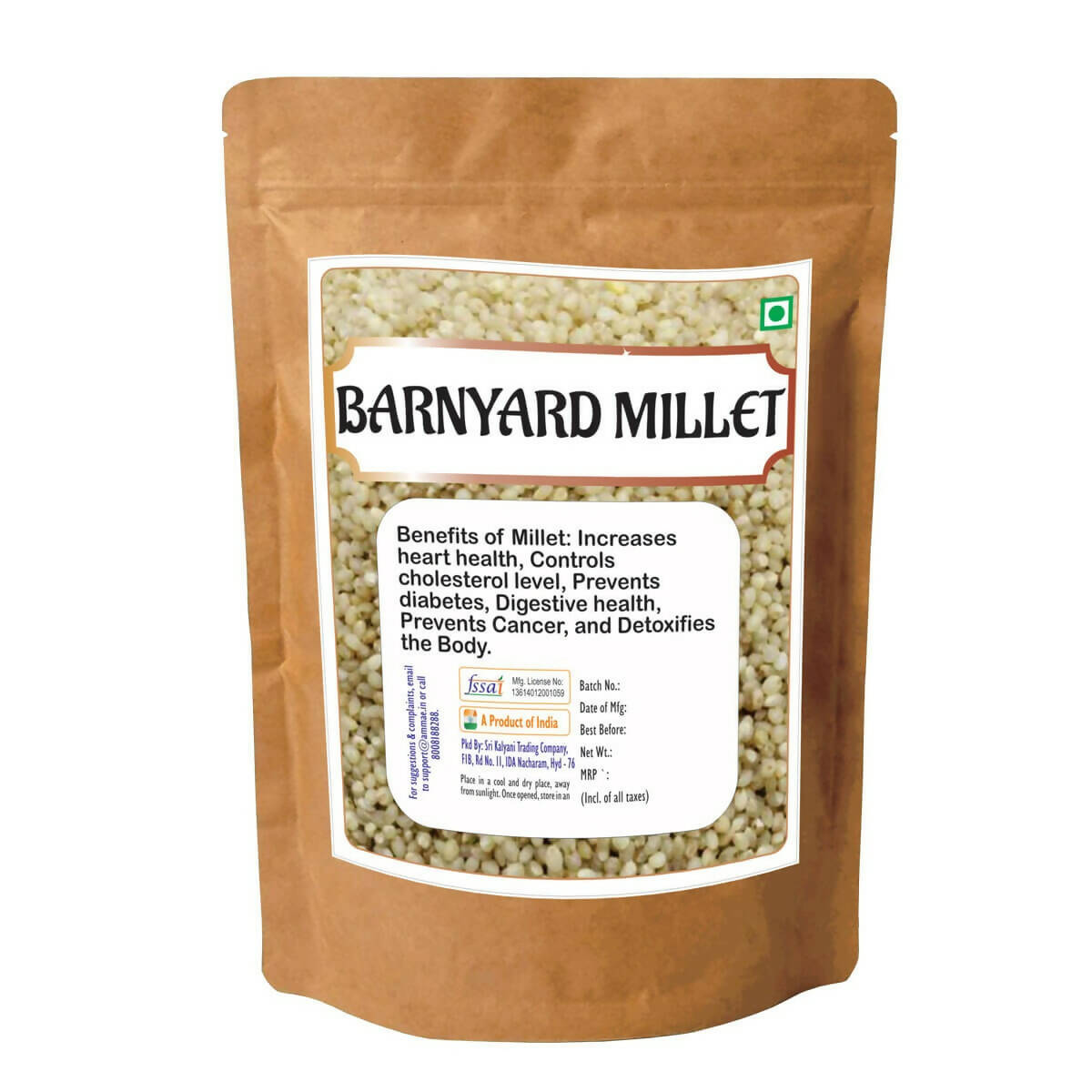 Ammae Barnyard Millet -  USA 