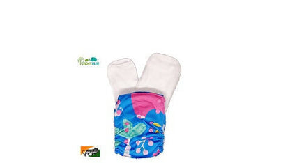 Kindermum Nano Aio Cloth Diaper With 2 Organic Cloth Inserts- Random Jungle For Kids