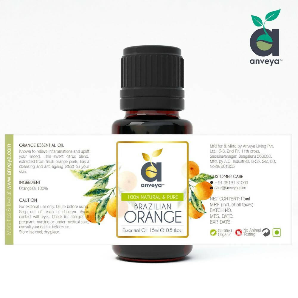 Anveya Orange Essential Oil