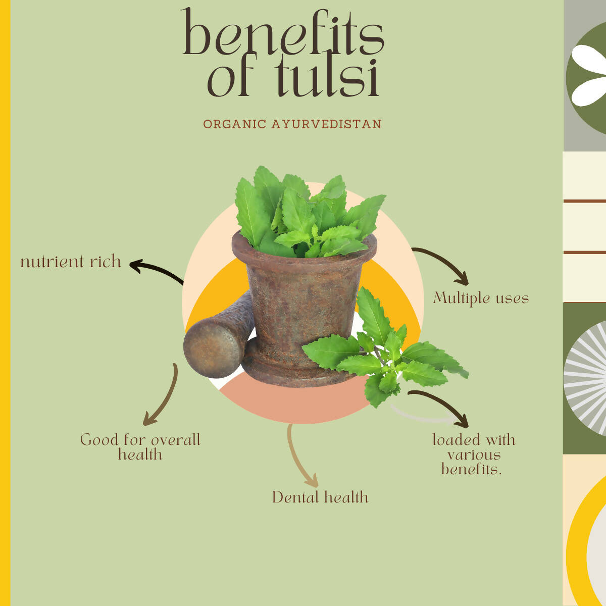 Organic Ayurvedistan Tulsi Powder