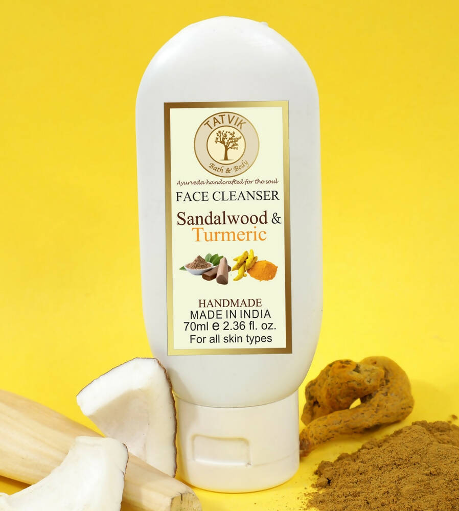 Tatvik Ayurveda Sandalwood & Turmeric Face Cleanser