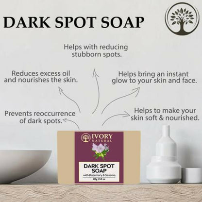 Ivory Natural Dark Spot Soap - Even Toned Skin With Soft Rich Skin