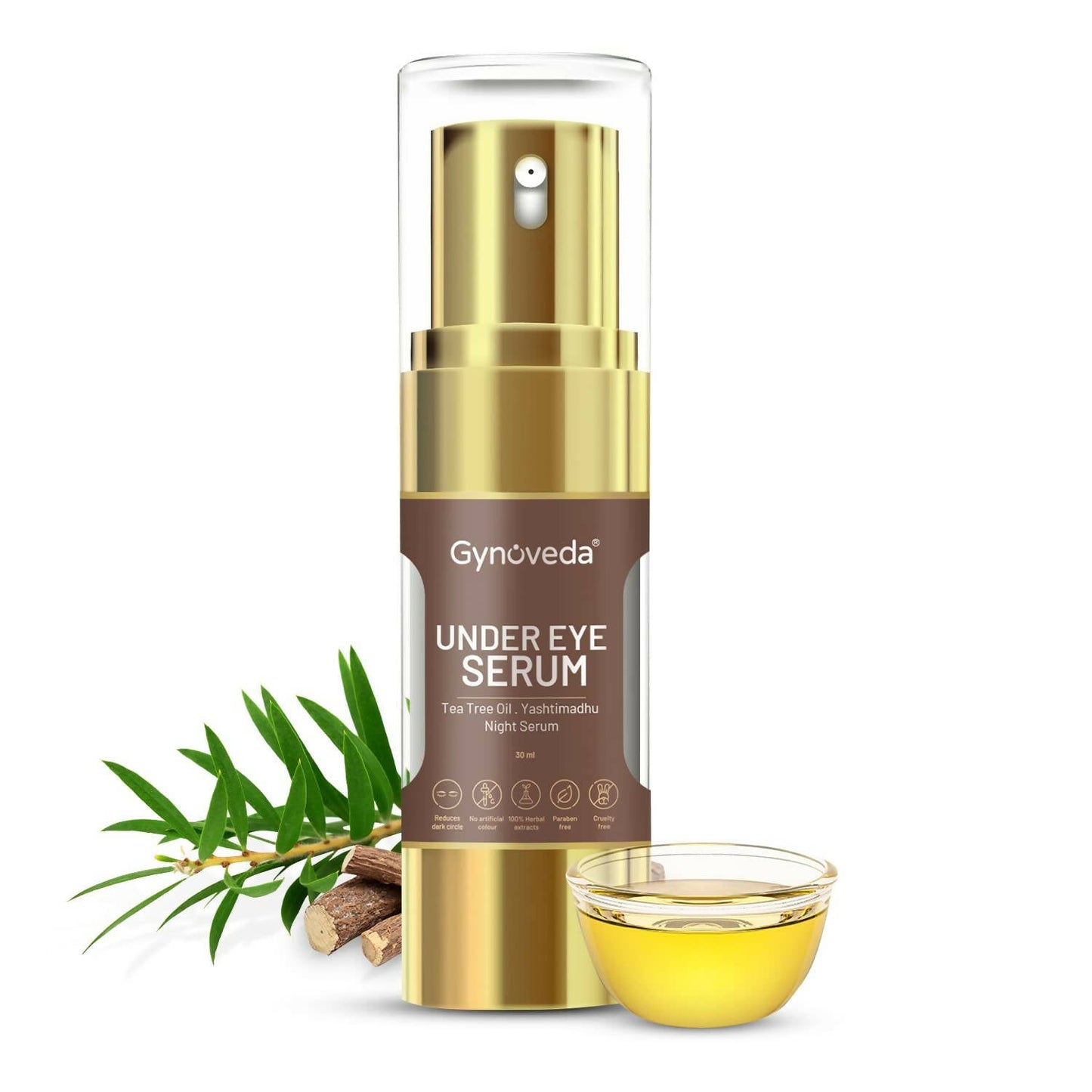 Gynoveda Under Eye Serum For Dark Circles Puffiness