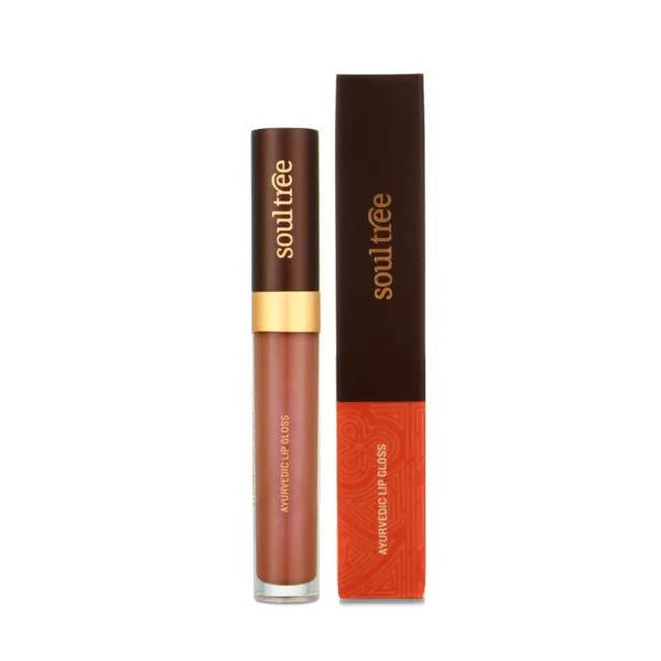 Soultree Ayurvedic Lip Gloss - Coral Pink