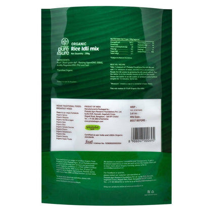 Pure & Sure Organic Rice Idli Mix