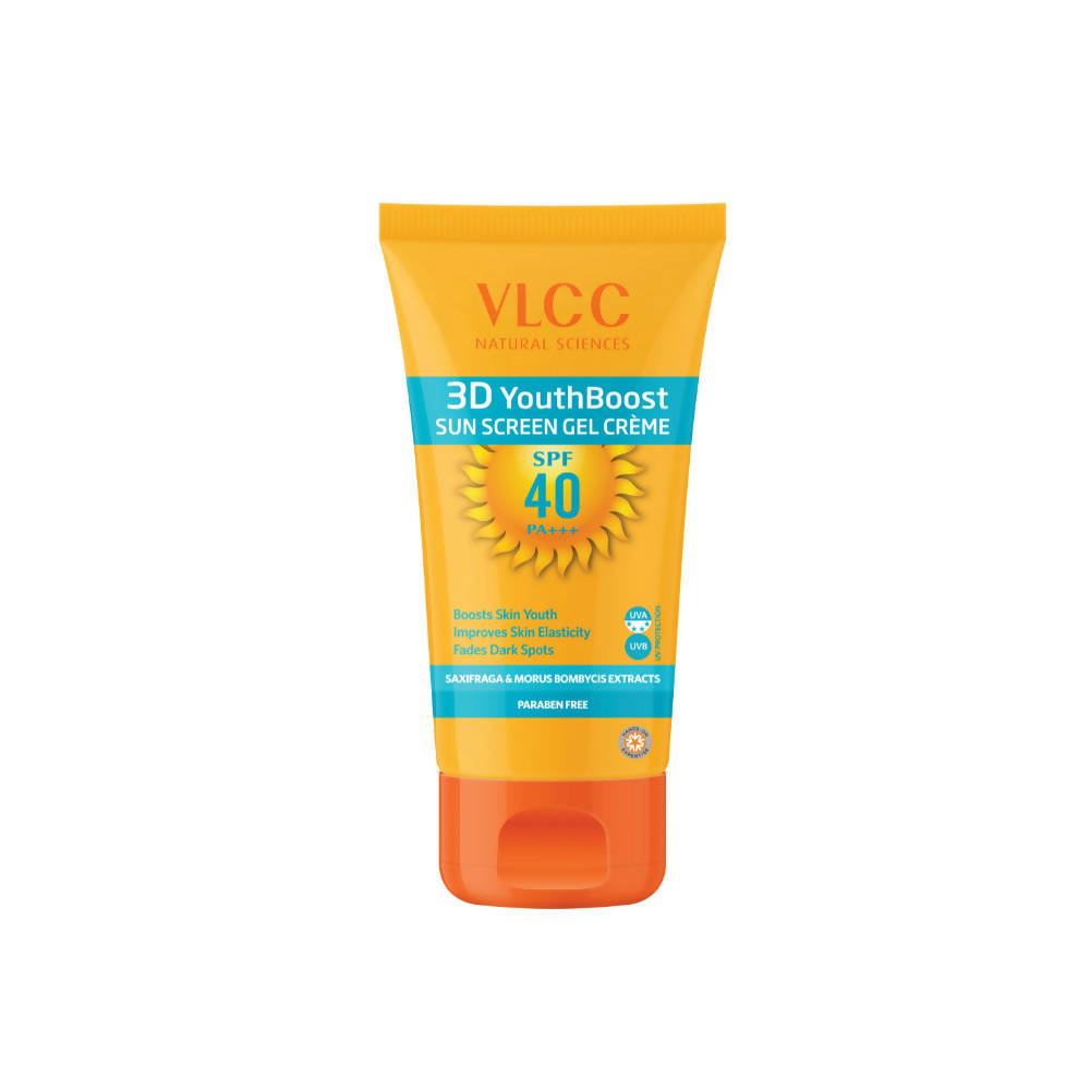 VLCC 3D Youth Boost Sun Screen Gel Creme SPF 40 PA+++ - BUDEN