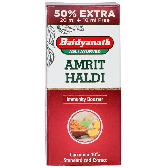 Baidyanath Jhansi Amrit Haldi (Liquid) - BUDNE