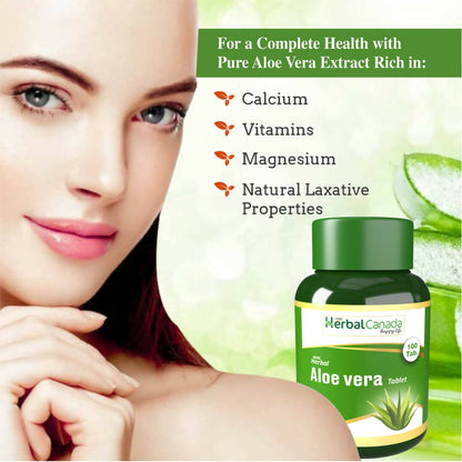 Herbal Canada Aloe Vera Extract Tablets