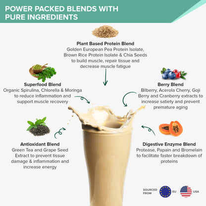 Wellbeing Nutrition Superfood Plant Protein-French Vanilla Caramel