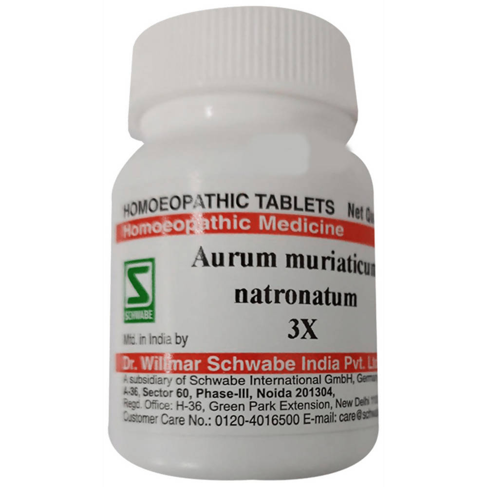 Dr. Willmar Schwabe India Aurum Muriaticum Natronatum Trituration Tablet - BUDNE