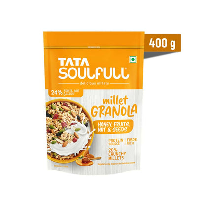 Tata Soulfull Millet Granola (Honey, Fruits, Nuts & Seeds)