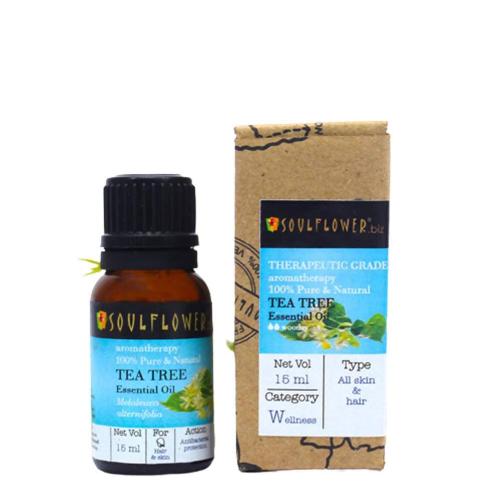 Soulflower Tea Tree Essential Oil - BUDNE
