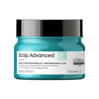 L'Oreal Paris Professionnel Scalp Advanced Anti-Oiliness 2-In-1 Deep Purifier Clay With 3% AHA -  buy in usa canada australia