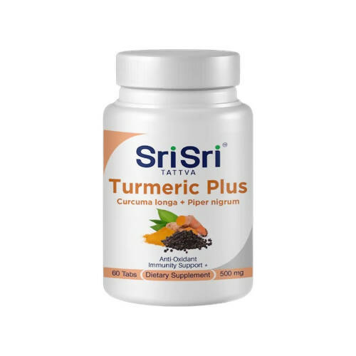 Sri Sri Tattva USA Turmeric Plus Tablets (With Black Pepper) - BUDEN