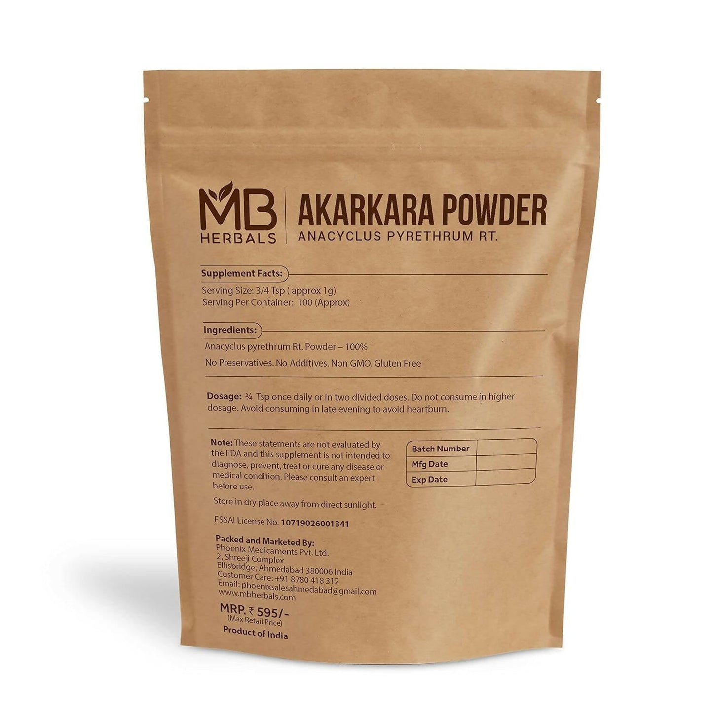 MB Herbals Akarkara Powder