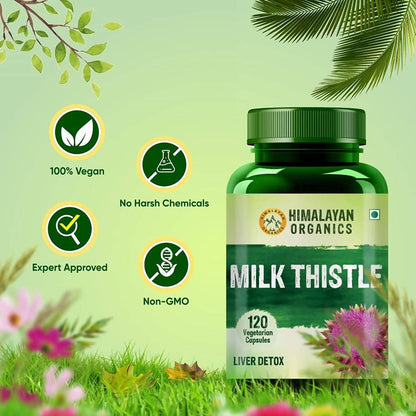 Himalayan Organics Milk Thistle Capsules