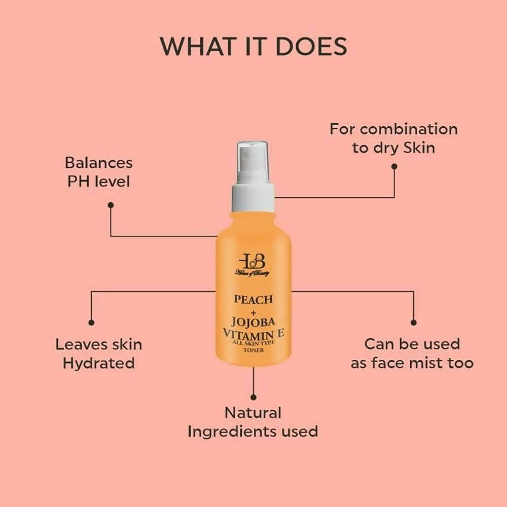 House Of Beauty Peach + Jojoba Toner